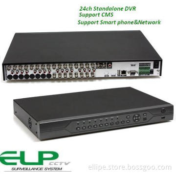 24CH Digital Video Recorder Support Smart Phone&Network, Equiped with Cms Software